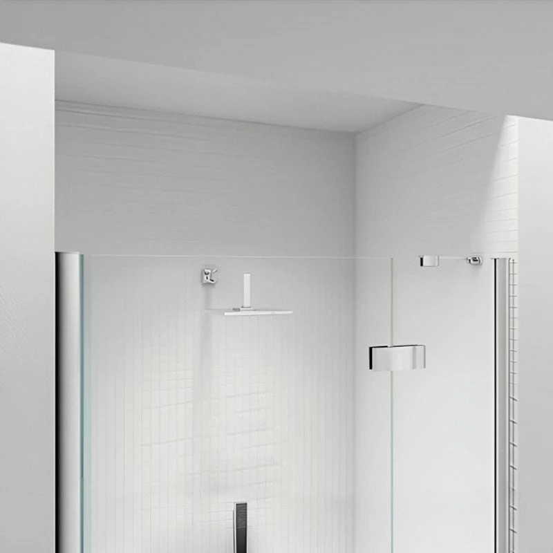 Merlyn 6 Series Frameless Hinge & Inline Recess Shower Door With Tray 760mm - S6FB760REC 3 Merlyn 6 Series Frameless Hinge & Inline Recess Shower Door With Tray 760mm - S6FB760REC - Image 3