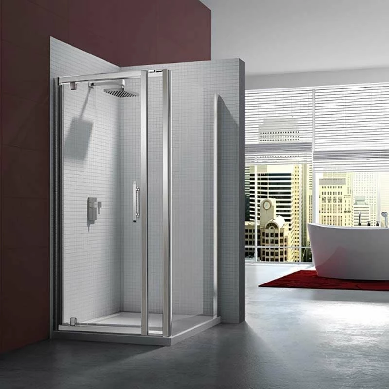 Merlyn 6 Series Pivot Shower Door And Inline Panel - 700mm Shower Door 860-935mm - M61211P1H 3 Merlyn 6 Series Pivot Shower Door And Inline Panel - 700mm Shower Door 860-935mm - M61211P1H - Image 3