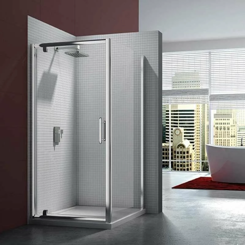 Merlyn 6 Series Pivot Shower Door With Merlyn MStone Tray 900mm - MS61221 2 Merlyn 6 Series Pivot Shower Door With Merlyn MStone Tray 900mm - MS61221 - Image 2