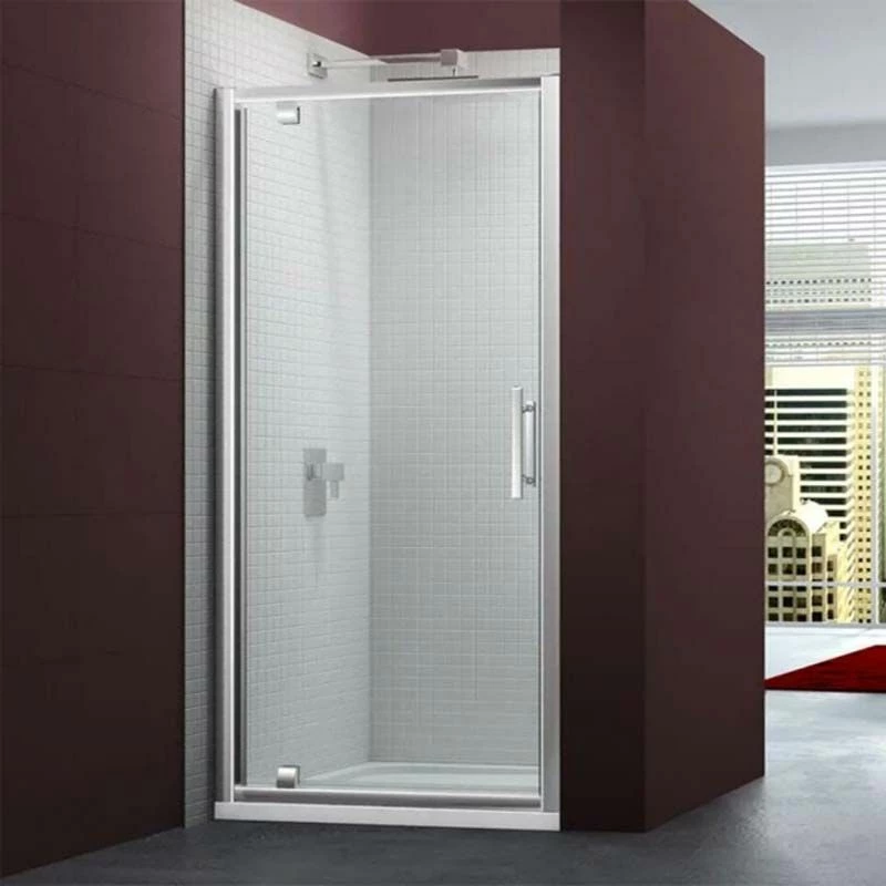 Merlyn 6 Series Pivot Shower Door With Merlyn MStone Tray 1000mm - MS61231 1 Merlyn 6 Series Pivot Shower Door With Merlyn MStone Tray 1000mm - MS61231