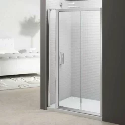 Merlyn 6 Series Sliding Shower Door And Inline Panel - 1600mm Shower Door 1740-1815mm - M68271P2H