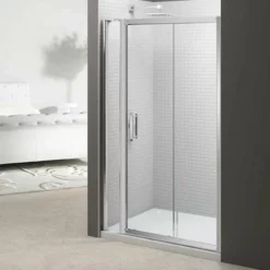 Merlyn 6 Series Sliding Shower Door And Inline Panel - 1000mm Shower Door 1065-1140mm - M68231P1H