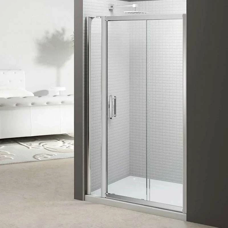 Merlyn 6 Series Sliding Shower Door And Inline Panel - 1100mm Shower Door 1360-1460mm - M68251PPH 1 Merlyn 6 Series Sliding Shower Door And Inline Panel - 1100mm Shower Door 1360-1460mm - M68251PPH