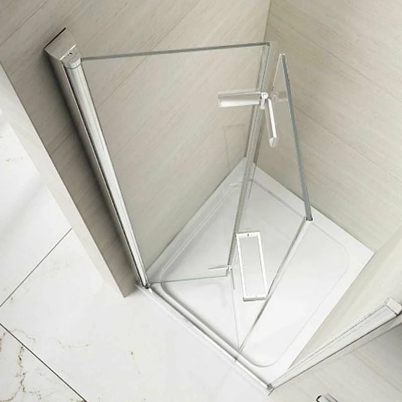 Merlyn 8 Series Frameless Hinged Bifold Shower Door With Tray 800mm - M87211B 4 Merlyn 8 Series Frameless Hinged Bifold Shower Door With Tray 800mm - M87211B - Image 4