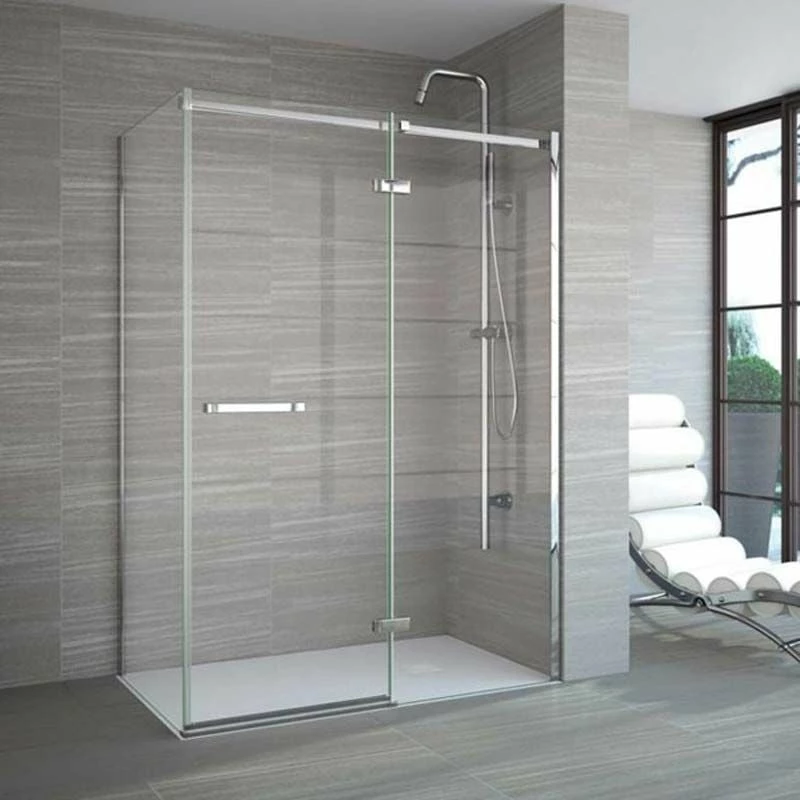 Merlyn 8 Series Frameless Hinge & Inline Recess Shower Door 1200mm - A0611TH 3 Merlyn 8 Series Frameless Hinge & Inline Recess Shower Door 1200mm - A0611TH - Image 3