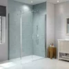 Merlyn 8 Series Frameless Pivot Shower Door & Inline Panel 1700mm - S8FPI1707H