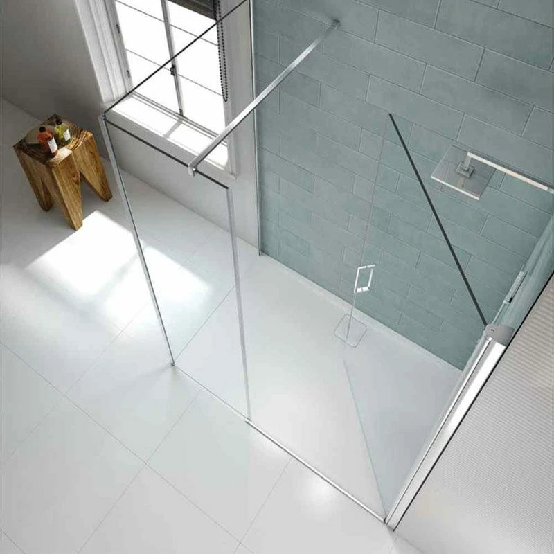 Merlyn 8 Series Frameless Pivot Shower Door & Inline Panel 1000mm - S8FPI1002H 3 Merlyn 8 Series Frameless Pivot Shower Door & Inline Panel 1000mm - S8FPI1002H - Image 3