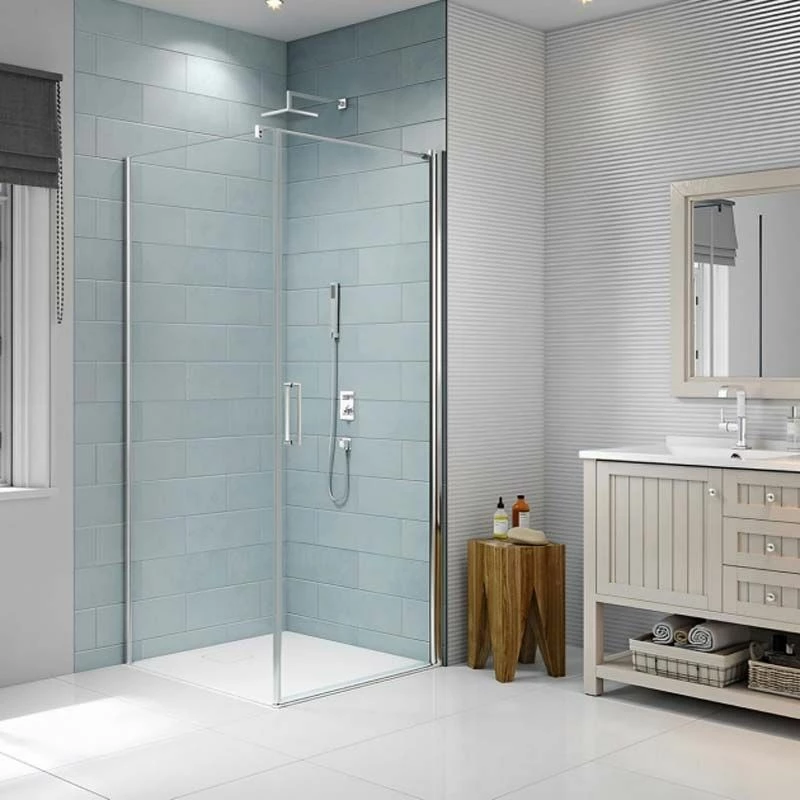 Merlyn 8 Series Frameless Pivot Shower Door 800mm - S8FPV80 2 Merlyn 8 Series Frameless Pivot Shower Door 800mm - S8FPV80 - Image 2