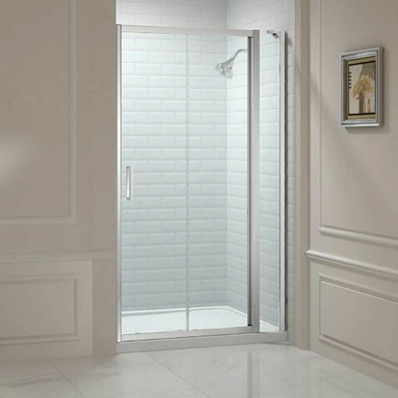 Merlyn 8 Series Sliding Shower Door And Inline Panel 1650mm+ Wide - 1640-1700mm - M88261P2H 1 Merlyn 8 Series Sliding Shower Door And Inline Panel 1650mm+ Wide - 1640-1700mm - M88261P2H
