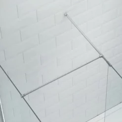 Merlyn Ionic Round Support Arm T Piece Bracket - Chrome - A04S0010