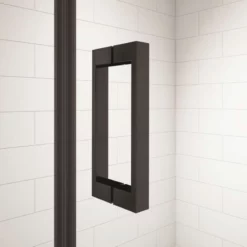 Merlyn Black Sliding Shower Door 1200mm - BLKFSL1200H -IDEAL STANDARD Shop m e merlyn black sliding shower door blkfs 2