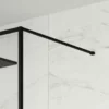 Merlyn Black Framed/Squared Panel Stabilising Bar - BLKFSUPBAR1M