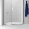 Merlyn Touchstone Offset Quadrant Right Hand Shower Tray Without Waste - White - 1000 X 800mm - S108QRTO