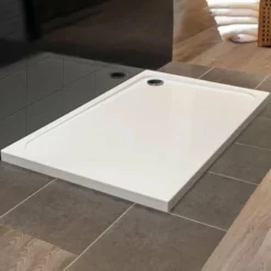 Merlyn Touchstone Rectangular Shower Tray Without Waste - White - 1400 X 800mm - S148RTTO