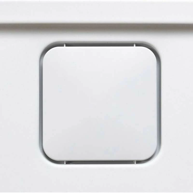 Merlyn Level 25 Offset Quadrant Shower Tray Right Hand With 90mm Fast Flow Waste & Cover - White - 1200 X 900mm - L129QR 3 Merlyn Level 25 Offset Quadrant Shower Tray Right Hand With 90mm Fast Flow Waste & Cover - White - 1200 X 900mm - L129QR - Image 3