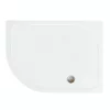Merlyn MStone Offset Quadrant Shower Tray Left Hand With 90mm Fast Flow Waste - White - 1200 X 900mm - D129QL