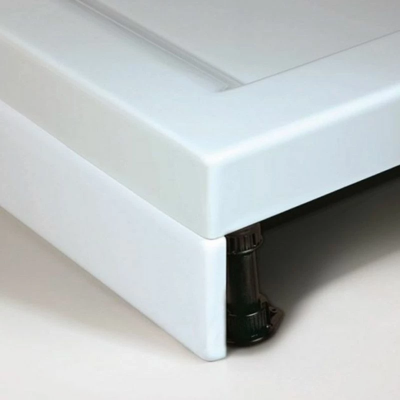 Merlyn MStone Offset Quadrant Shower Tray Right Hand With 90mm Fast Flow Waste - White - 900 X 760mm - D976QR 4 Merlyn MStone Offset Quadrant Shower Tray Right Hand With 90mm Fast Flow Waste - White - 900 X 760mm - D976QR - Image 4