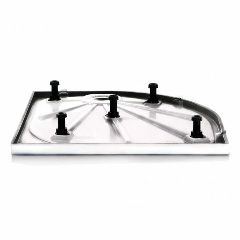 Merlyn MStone Offset Quadrant Shower Tray Right Hand With 90mm Fast Flow Waste - White - 900 X 760mm - D976QR 5 Merlyn MStone Offset Quadrant Shower Tray Right Hand With 90mm Fast Flow Waste - White - 900 X 760mm - D976QR - Image 5