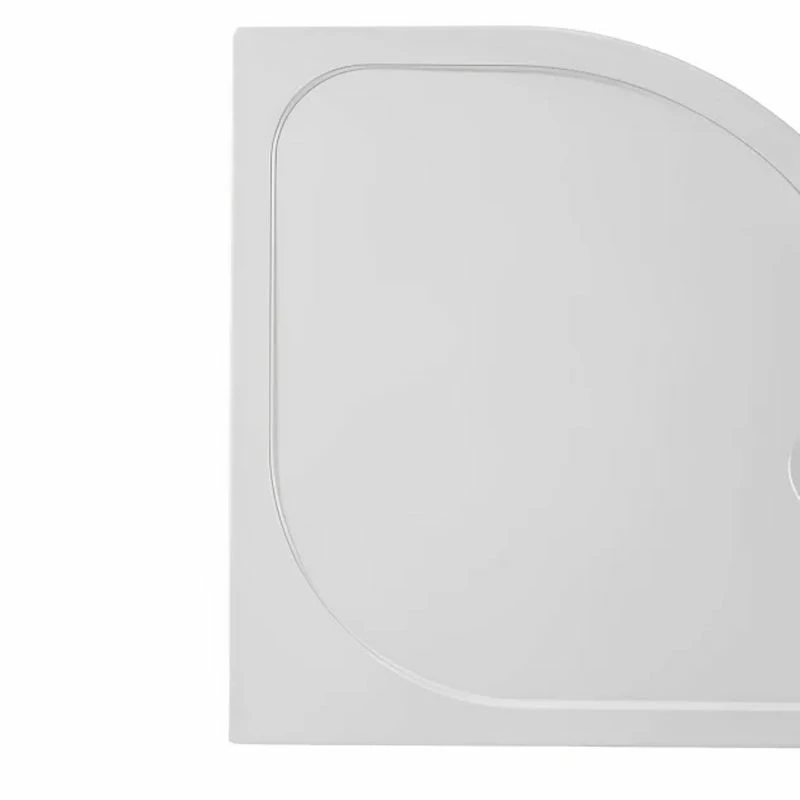 Merlyn MStone Quadrant Shower Tray With 90mm Fast Flow Waste - White - 900mm - D90Q 4 Merlyn MStone Quadrant Shower Tray With 90mm Fast Flow Waste - White - 900mm - D90Q - Image 4