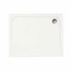 Merlyn MStone Rectangular Shower Tray With 90mm Fast Flow Waste - White - 1200 X 800mm - D128RT