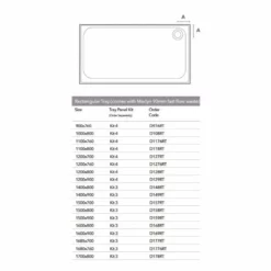 Merlyn MStone Rectangular Shower Tray With 90mm Fast Flow Waste - White - 1000 X 800mm - D108RT 9 Merlyn MStone Rectangular Shower Tray With 90mm Fast Flow Waste - White - 1000 X 800mm - D108RT -IDEAL STANDARD Shop m e merlyn mstone rectangular tray d dimensions 1