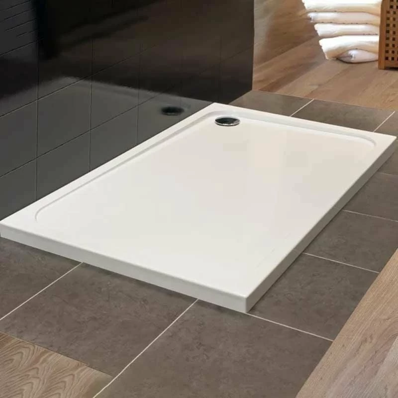Merlyn Touchstone Rectangular Shower Tray Without Waste - White - 1700 X 800mm - S178RTTO 1 Merlyn Touchstone Rectangular Shower Tray Without Waste - White - 1700 X 800mm - S178RTTO