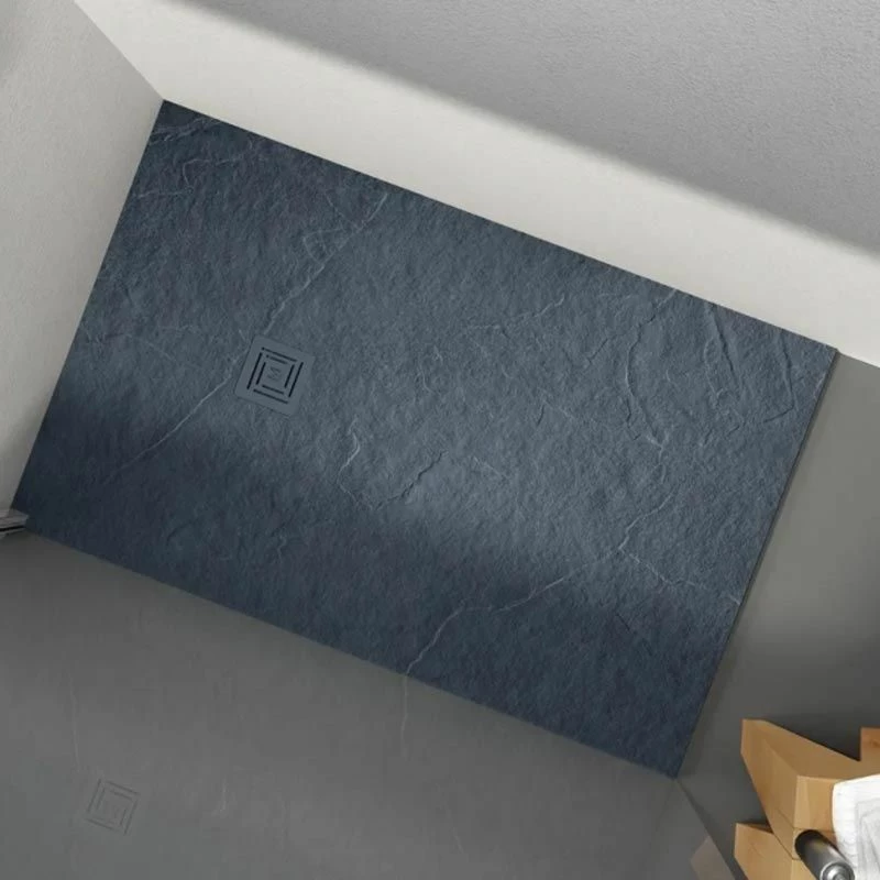 Merlyn Truestone Rectangular Shower Tray With Integrated Waste - Graphite - 1400 X 800mm - T148RTG 2 Merlyn Truestone Rectangular Shower Tray With Integrated Waste - Graphite - 1400 X 800mm - T148RTG - Image 2