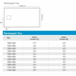 Merlyn Truestone Rectangular Shower Tray With Integrated Waste - Sandstone - 1400 X 900mm - T149RTS -IDEAL STANDARD Shop m e merlyn truestone rectangular tray sandstone t1 dimensions