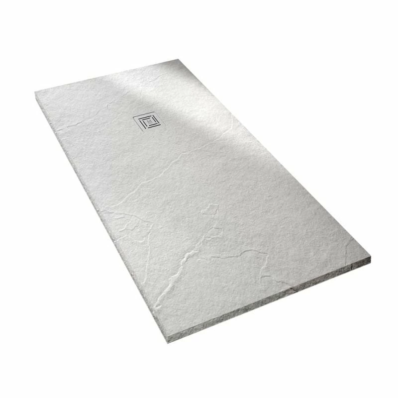 Merlyn Truestone Rectangular Shower Tray With Integrated Waste - White - 1400 X 900mm - T149RTW 2 Merlyn Truestone Rectangular Shower Tray With Integrated Waste - White - 1400 X 900mm - T149RTW - Image 2