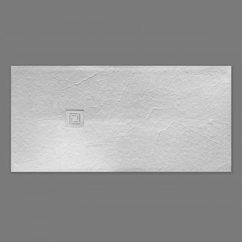 Merlyn Truestone Rectangular Shower Tray With Integrated Waste - White - 1600 X 900mm - T169RTW 4 Merlyn Truestone Rectangular Shower Tray With Integrated Waste - White - 1600 X 900mm - T169RTW - Image 4