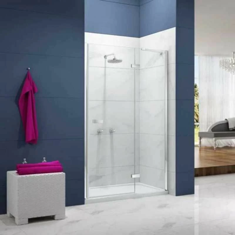 Merlyn Ionic Essence Frameless Hinge & Recess Inline Shower Door 800mm - A0111C0 1 Merlyn Ionic Essence Frameless Hinge & Recess Inline Shower Door 800mm - A0111C0