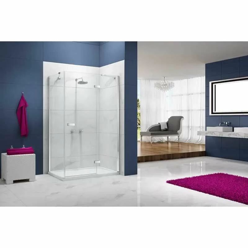 Merlyn Ionic Essence Frameless Hinge & Inline Shower Door 800+mm - A0111M0 1 Merlyn Ionic Essence Frameless Hinge & Inline Shower Door 800+mm - A0111M0