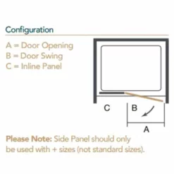 Merlyn Ionic Essence Frameless Hinge & Inline Shower Door 800+mm - A0111M0 6 Merlyn Ionic Essence Frameless Hinge & Inline Shower Door 800+mm - A0111M0 -IDEAL STANDARD Shop m e merlyn a0111m0 diagram