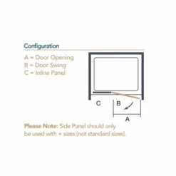 Merlyn Ionic Essence Frameless Hinge & Inline Shower Door 1000+mm - A0111O0 -IDEAL STANDARD Shop m e merlyn a0111o0 diagram