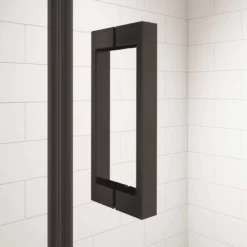 Merlyn Black Hinge And Inline Shower Door 1400+mm - BLKH1400SPH 7 Merlyn Black Hinge And Inline Shower Door 1400+mm - BLKH1400SPH -IDEAL STANDARD Shop m e merlynblackhandle 1 1 1 1 2 1