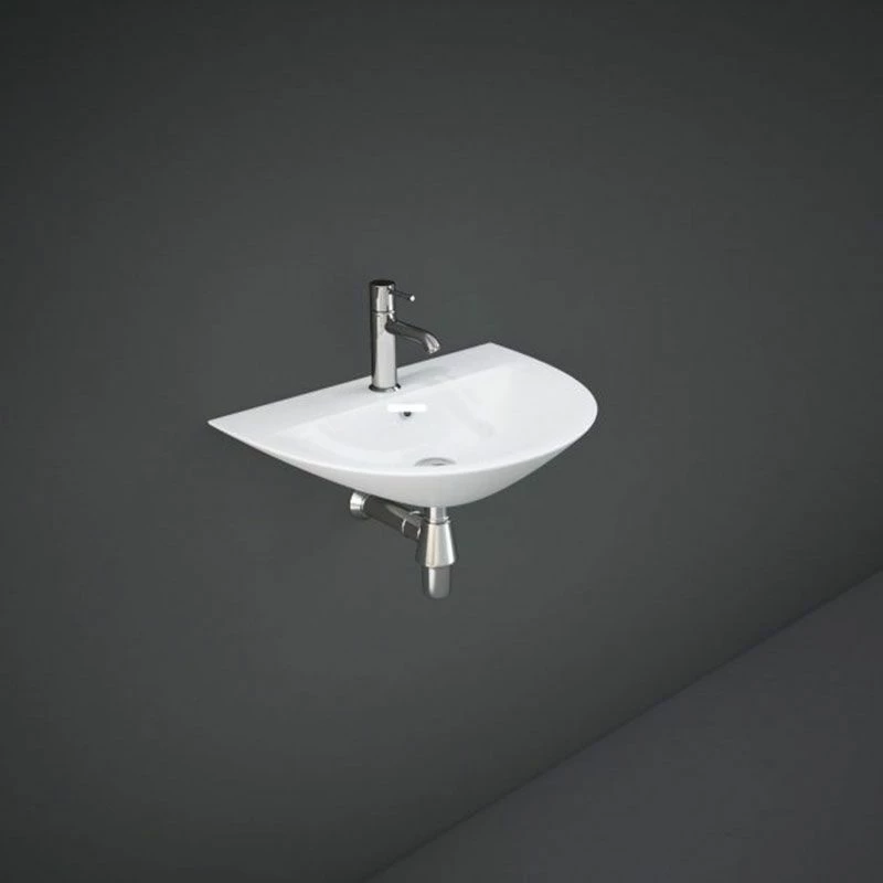 RAK Ceramics Morning 50cm Basin 1 Tap Hole - MORWB5001AWHA 1 RAK Ceramics Morning 50cm Basin 1 Tap Hole - MORWB5001AWHA