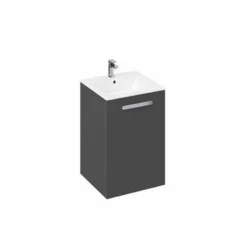 Britton My Home 600mm Floorstanding Vanity Unit For Countertop Basin Grey - MY60CTUFSG