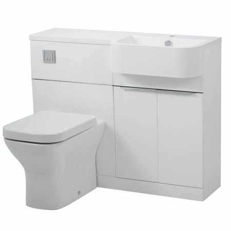 Tavistock Match 1000mm Semi Countertop & BTW Run RH - Gloss White MATRW 1 Tavistock Match 1000mm Semi Countertop & BTW Run RH - Gloss White MATRW