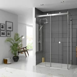 Merlyn 10 Series Sliding Shower Door Left Hand 1400mm - M108291CL 8 Merlyn 10 Series Sliding Shower Door Left Hand 1400mm - M108291CL -IDEAL STANDARD Shop merlyn m108291cl 2