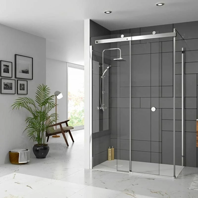 Merlyn 10 Series Sliding Shower Door Left Hand 1400mm - M108291CL 3 Merlyn 10 Series Sliding Shower Door Left Hand 1400mm - M108291CL - Image 3