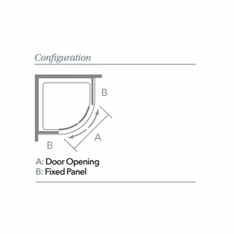 Merlyn 8 Series 2 Door Quadrant Shower Enclosure 900mm - M83221 2 Merlyn 8 Series 2 Door Quadrant Shower Enclosure 900mm - M83221 - Image 2