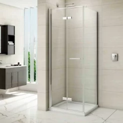 Merlyn 8 Series Frameless Hinged Bifold Shower Door 900mm - M87221 8 Merlyn 8 Series Frameless Hinged Bifold Shower Door 900mm - M87221 -IDEAL STANDARD Shop merlyn m87221 2