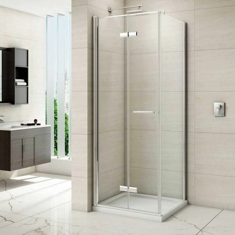 Merlyn 8 Series Frameless Hinged Bifold Shower Door 1000mm - M87231 2 Merlyn 8 Series Frameless Hinged Bifold Shower Door 1000mm - M87231 - Image 2