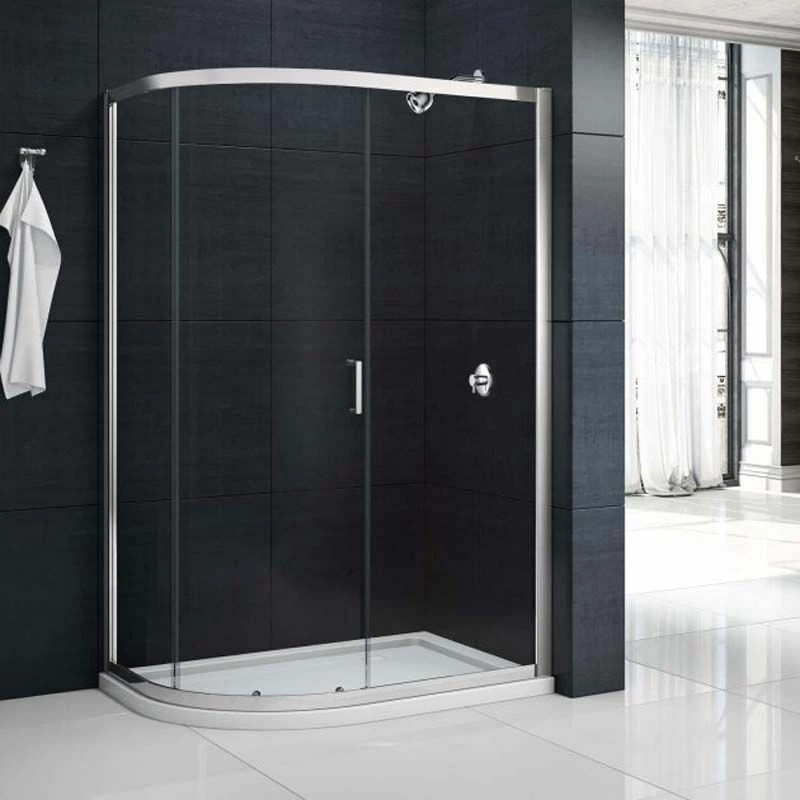 Merlyn MBOX 1 Door Offset Quadrant Shower Enclosure 1000 X 800mm - MB1Q1080 1 Merlyn MBOX 1 Door Offset Quadrant Shower Enclosure 1000 X 800mm - MB1Q1080