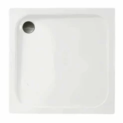Merlyn Touchstone Square Shower Tray Without Waste - White - 800 X 800mm - S80SQTO -IDEAL STANDARD Shop merlyn s80sqto 3