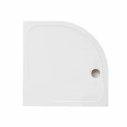 Merlyn Touchstone Quadrant Shower Tray Without Waste - White - 900 X 900mm - S90QTO -IDEAL STANDARD Shop merlyn s90qto 3