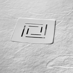 Merlyn Truestone Quadrant Shower Tray With Integrated Waste - Graphite - 900 X 900mm - T90QG 6 Merlyn Truestone Quadrant Shower Tray With Integrated Waste - Graphite - 900 X 900mm - T90QG -IDEAL STANDARD Shop merlyn truestone quadrant tray 3