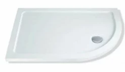 MX Elements Offset Quadrant Right Hand Shower Tray 1000mm X 800mm - TOO