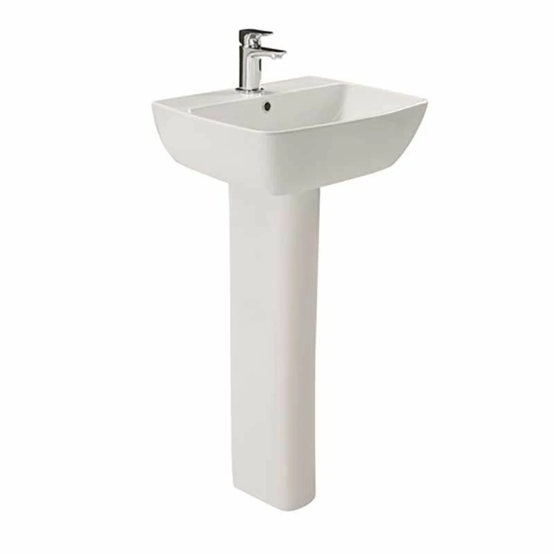 Britton My Home Basin 50cm One Tap Hole - White - MY50BSN1THW 1 Britton My Home Basin 50cm One Tap Hole - White - MY50BSN1THW