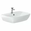 Britton My Home Basin 60cm One Tap Hole - White - MY60BSN1THW